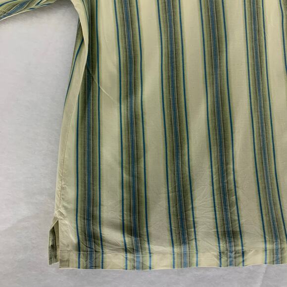 Tommy Bahama Striped Short Sleeve Casual Mens Button Down Shirt Size M - Picture 14 of 14